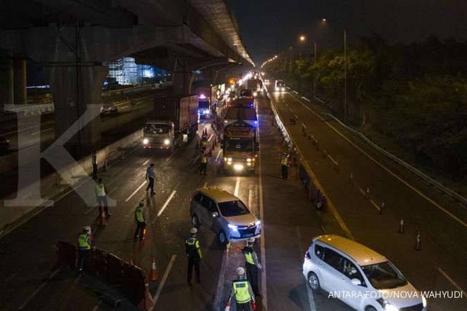 Berencana mudik, sebanyak 25.691 kendaraan telah diminta putar balik ke arah Jakarta