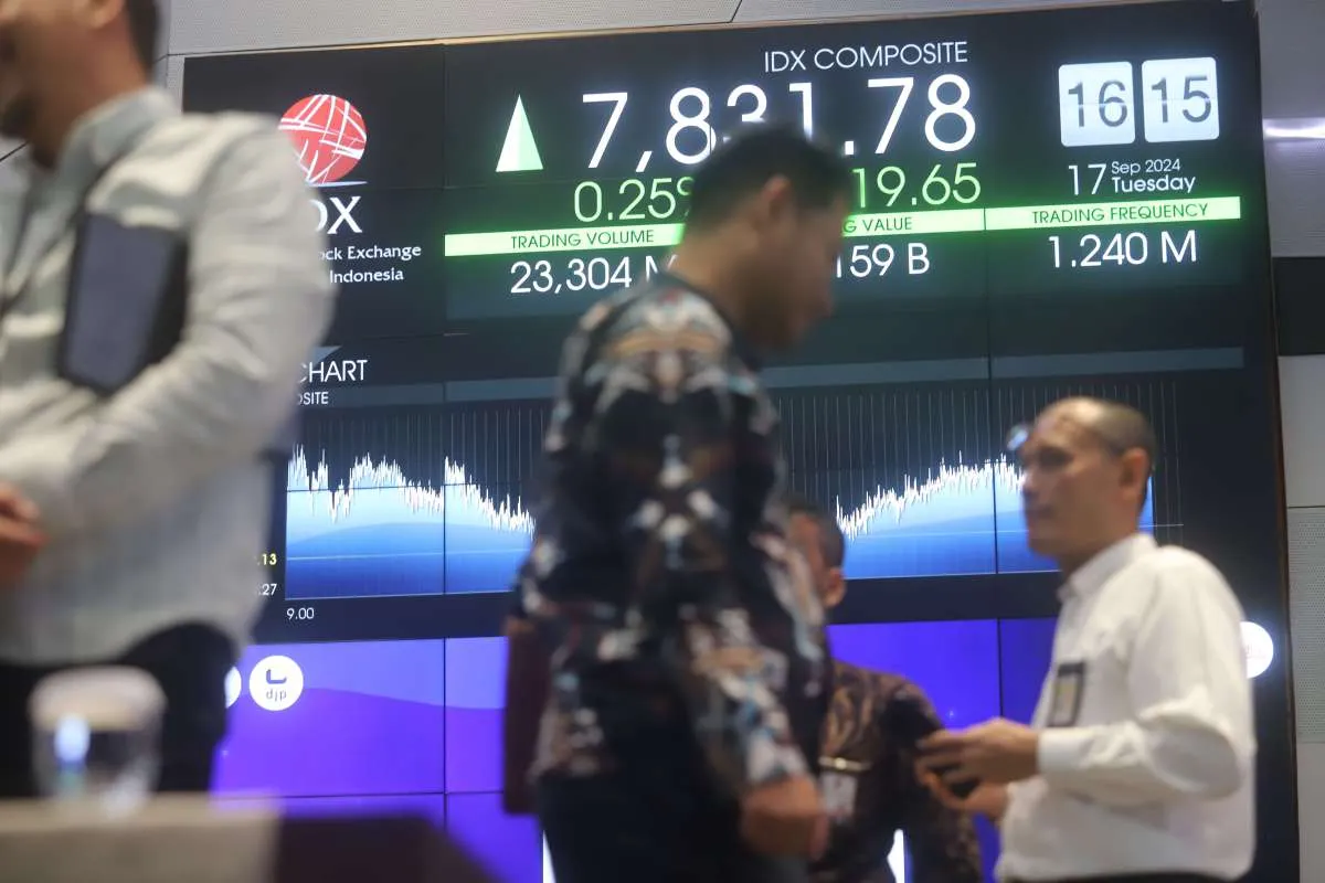 IHSG Turun Tipis ke Level 7.829 Top Losers di LQ45: GOTO, TOWR & ADRO, Rabu (18/9)