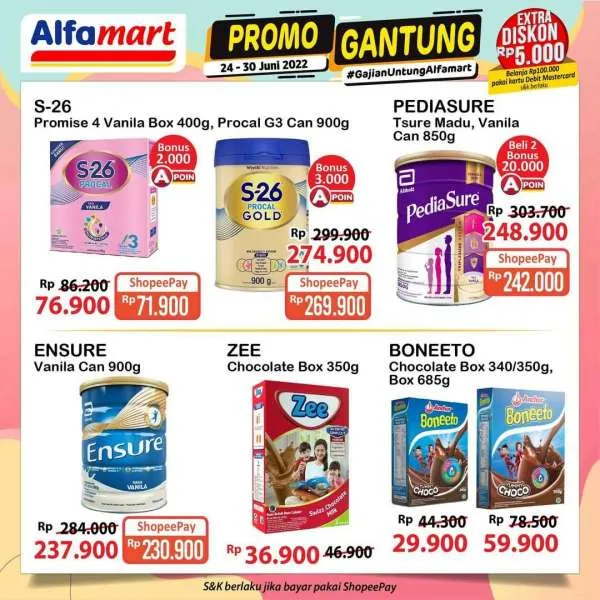Promo Alfamart Gantung Periode 24-30 Juni 2022