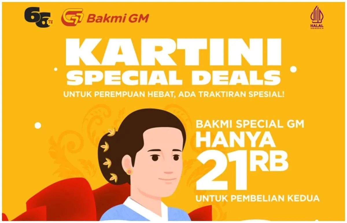 Daftar Promo Spesial Hari Kartini 2025, dari Bakmi GM sampai Genki Sushi Paket Hemat