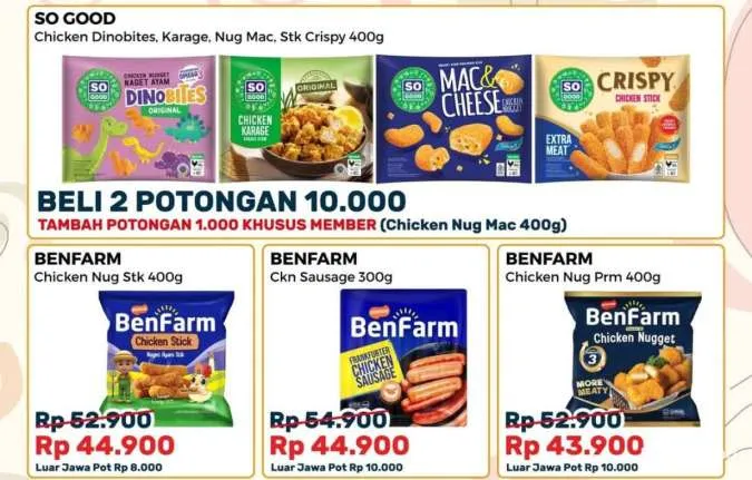 Promo Alfamart Frozen Food Fair Agustus 2025, Nugget So Good Beli 2 Diskon Rp 10.000