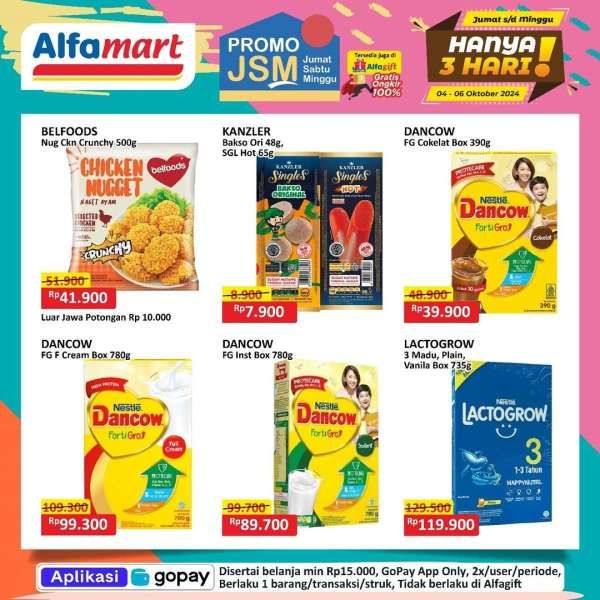 Promo JSM Alfamart Periode 4-6 Oktober 2024