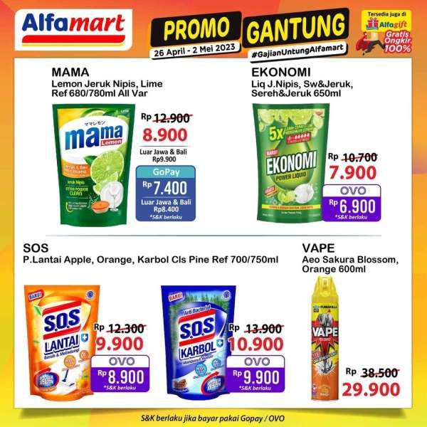 Promo Alfamart Gantung Periode 26 April-2 Mei 2023