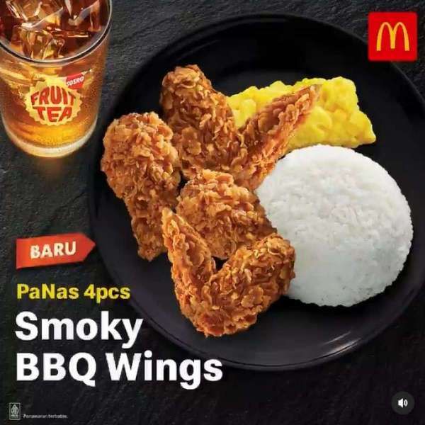 Promo McD Smoky BBQ Wings Terbaru di Bulan Agustus 2022