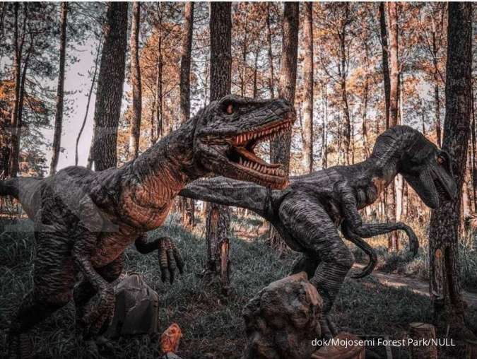 Mojosemi Forest Park, lokasi dinosaurus yang videonya viral di media sosial 