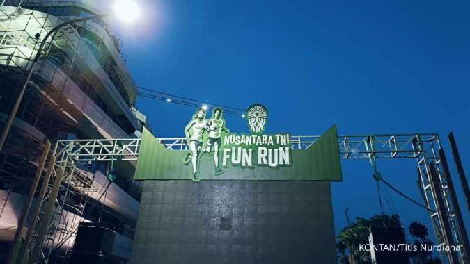 Nusantara TNI Fun Run, Riuh Pelari, Bos BUMN hingga Pejabat TNI Memadati Ibukota Baru