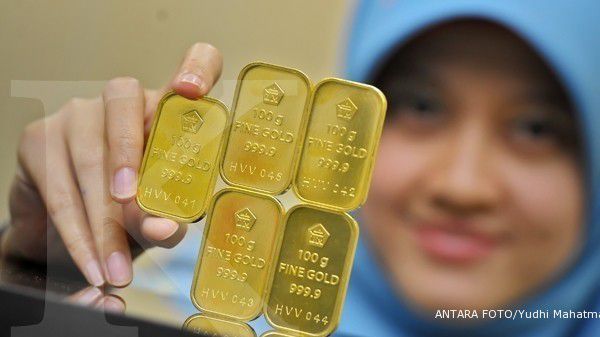 Harga emas Antam 1 gram hari ini turun Rp 2.000 