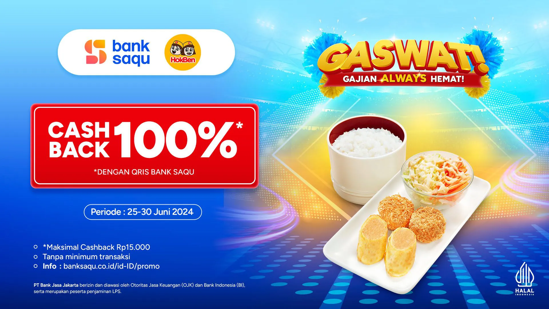 Promo Gaswat Bank Saqu di Hokben