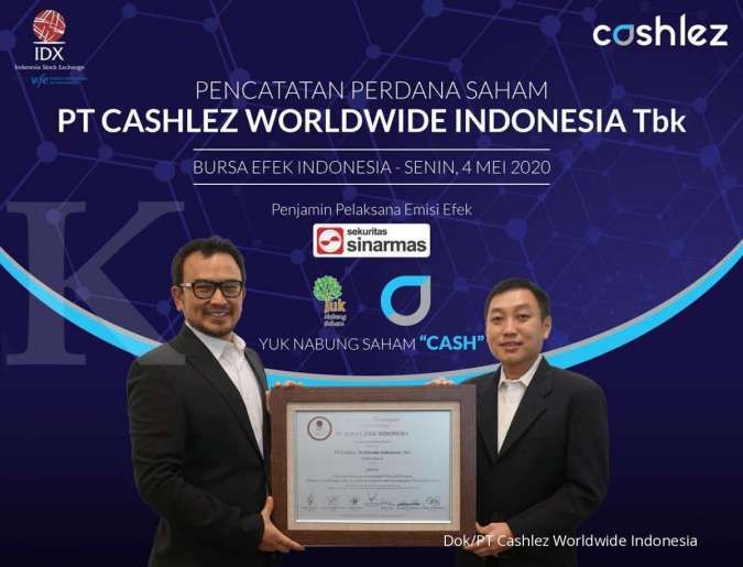Cashlez Worldwide (CASH) targetkan pendapatan Rp 255,36 miliar tahun ini
