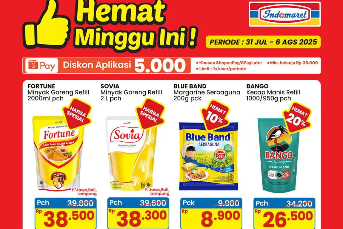 Promo JSM Indomaret 1-3 Agustus 2025, Saus Indofood-SilverQueen Diskon sampai 40%