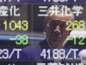 Krisis utang Eropa menggiring Nikkei memerah