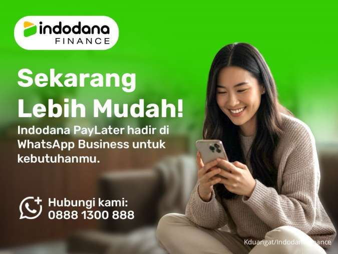 Jangkau 180 Kota, Indodana Finance Tambah Kanal Layanan WhatsApp