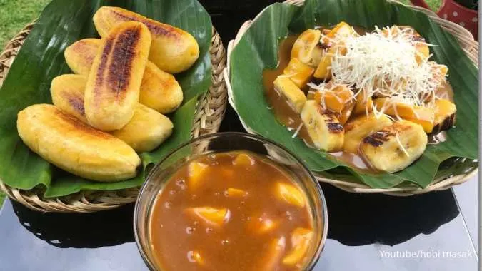 Pisang Gapit Saus Kinca