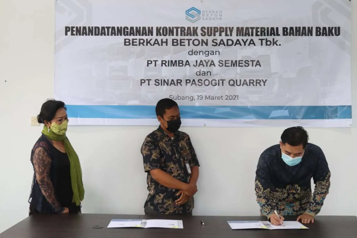 Berkah Beton Sadaya (BEBS) amankan kontrak Rp 416 miliar