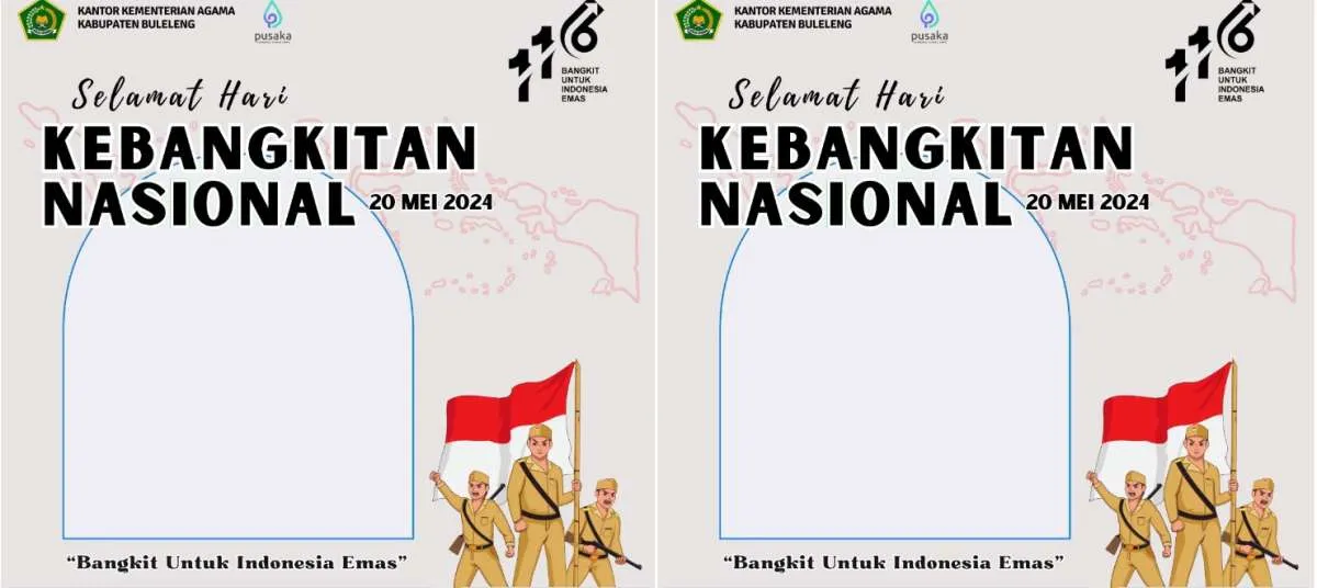 Ini 25 Link Twibbon Hari Kebangkitan Nasional 2024 untuk Sebarkan Semangat