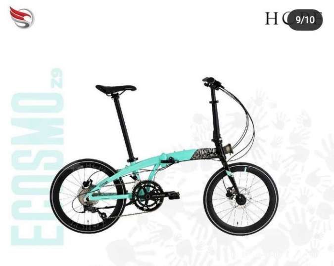Cuma 1000 unit, harga sepeda lipat Element Ecosmo Z9 Hope dipatok murah
