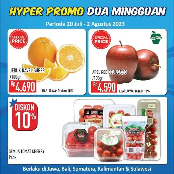 Promo Hypermart Dua Mingguan Periode 20 Juli-2 Agustus 2023