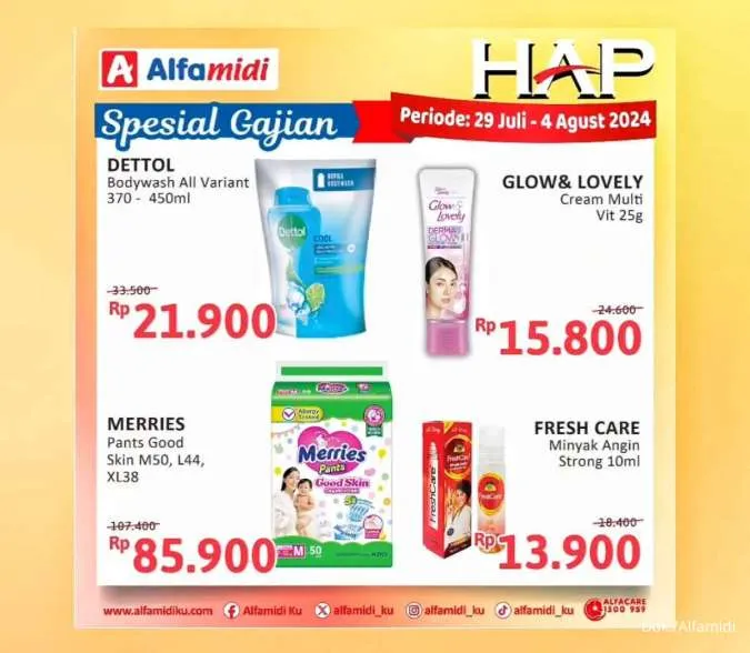 Promo Alfamidi Hemat Satu Pekan Spesial Gajian Periode 29 Juli-4 Agustus 2024