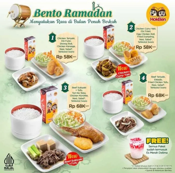 Promo Hokben Paket Bento Ramadan 