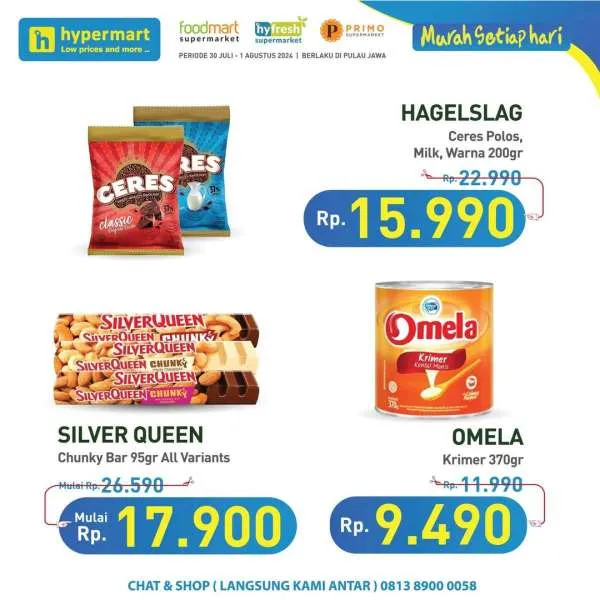 Promo Hypermart Hyper Diskon Weekday Periode 30 Juli-1 Agustus 2024