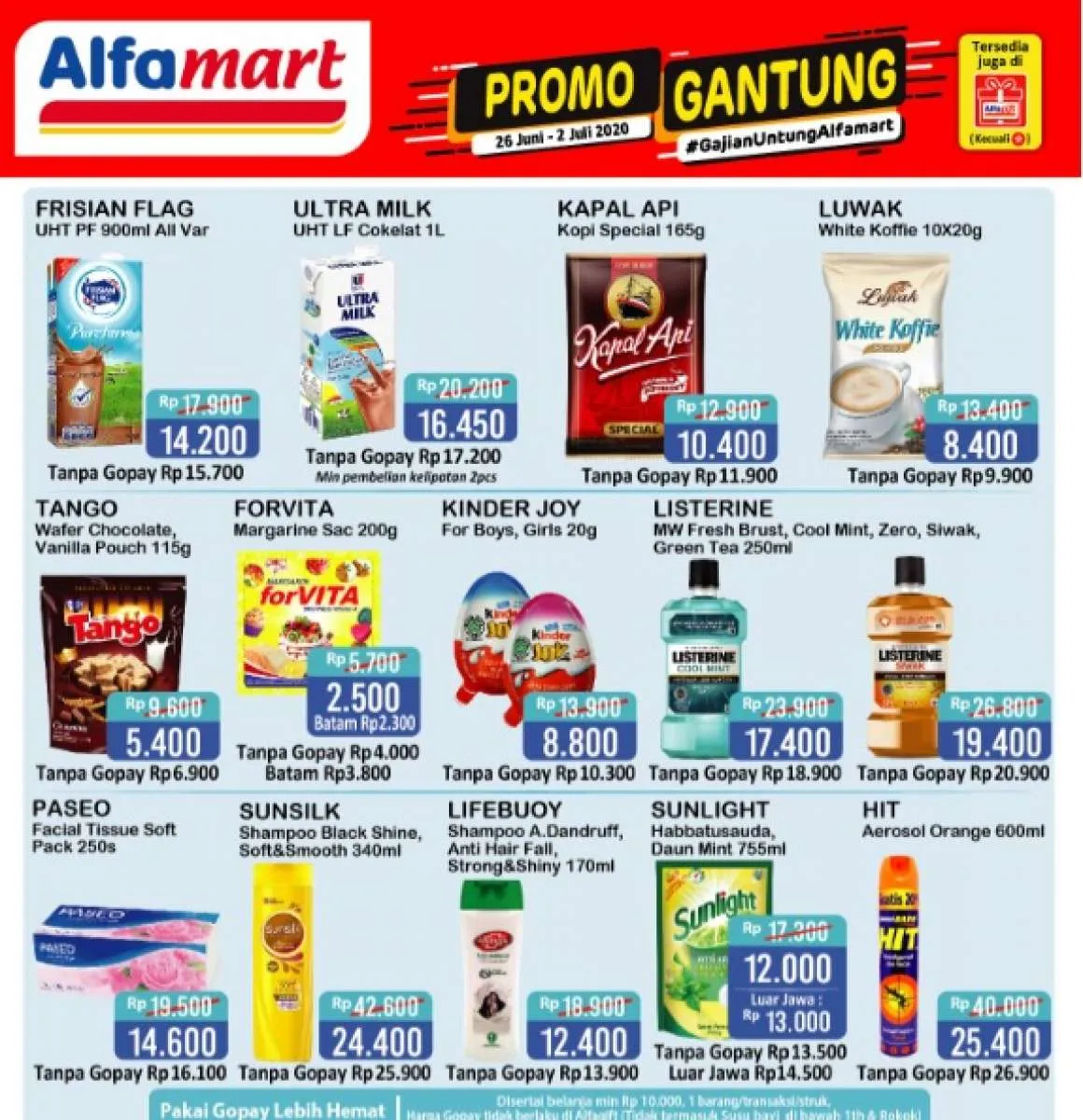 Promo JSM Alfamart Gajian Untung, diskonan 26 Juni-2 Juli 2020!
