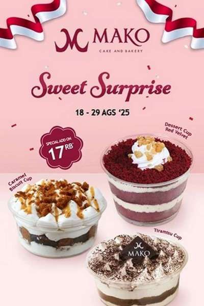 Promo Mako Bakery Merdeka 18-29 Agustus 2025