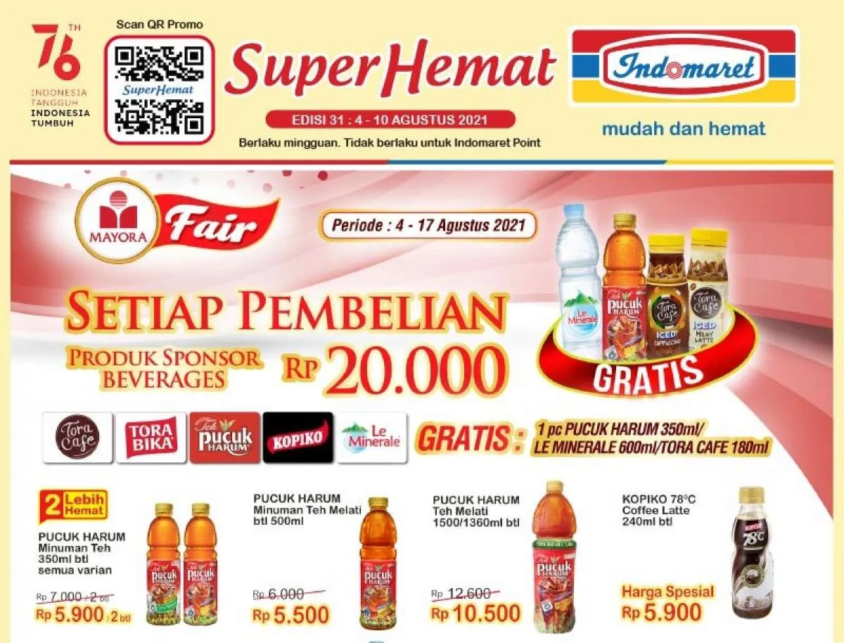Promo Indomaret weekdays hingga 10 Agustus 2021, diskon hari kerja!