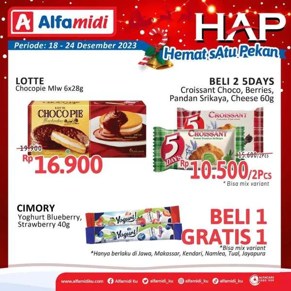 Promo Alfamidi Hemat Satu Pekan Periode 18-24 Desember 2023