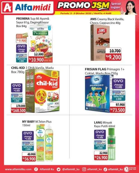 Promo JSM Alfamidi Hanya 4 Hari Periode 2-5 Oktober 2025