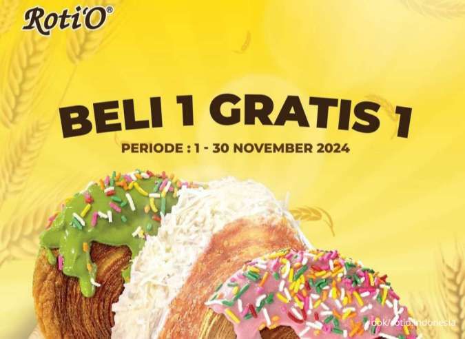 Promo RotiO Beli 1 Gratis 1 CromboO Edisi 1-30 November 2024