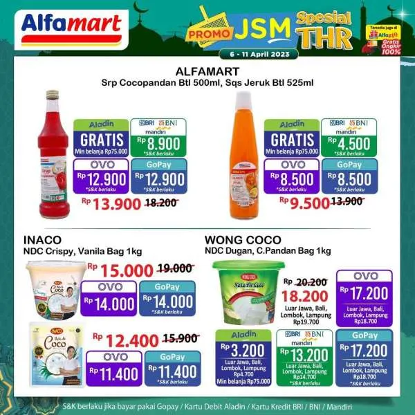 Promo JSM Alfamart Spesial THR Periode 6-11 April 2023