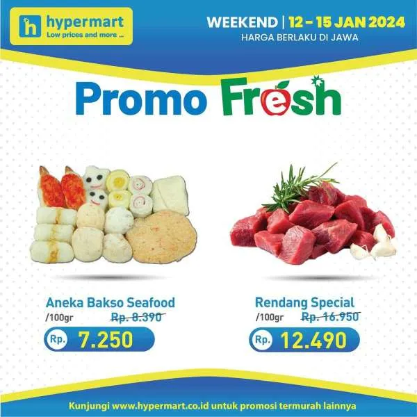 Promo JSM Hypermart Hyper Diskon Weekend Periode 12-15 Januari 2024
