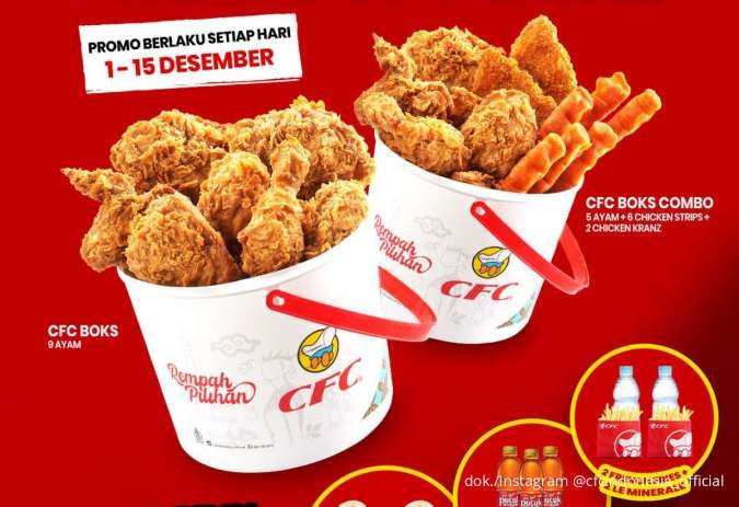  Kesempatan Terakhir Promo CFC Boks Paket Hemat Plus Gratis Menu Pilihan