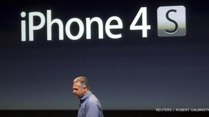 Penjualan iPhone 4S laris manis di Indonesia