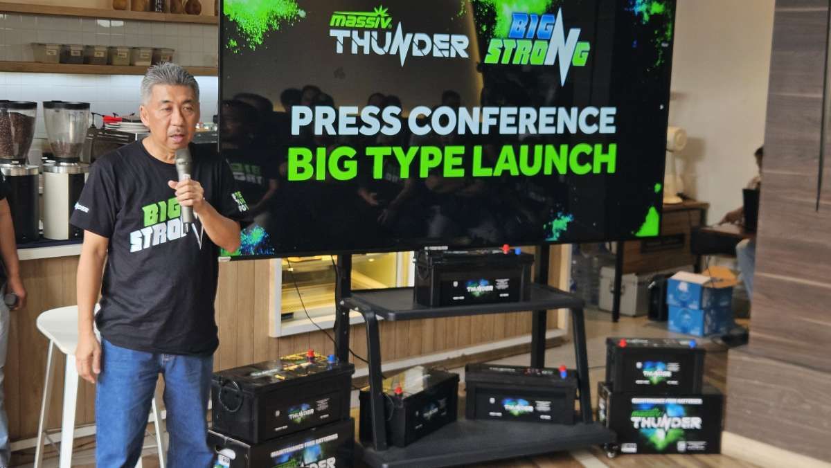 Wacana Prima Sentosa Luncurkan Aki Massiv Thunder Ukuran Besar