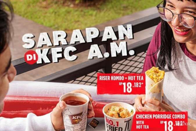 Promo KFC Crazy Deal dan Menu Sarapan Berlaku Hari ini 15 Desember 2022
