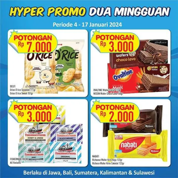 Promo Hypermart Dua Mingguan Periode 4-17 Januari 2024