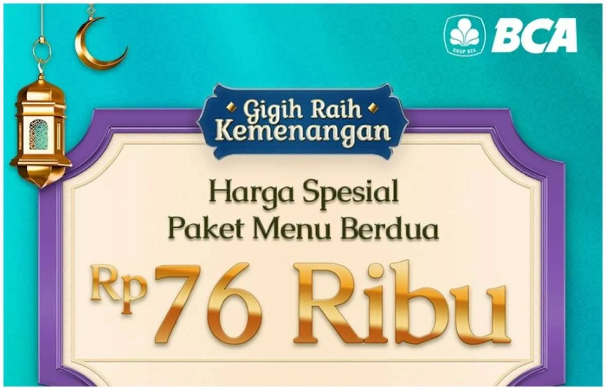 Promo Bakmi GM Hemat Pakai BCA Tiap Senin-Kamis, Makan Berdua Hanya Rp 76.000