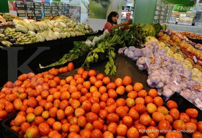 Produksi sayur dan buah nasional terus naik 