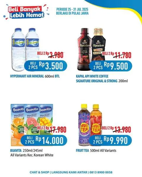 Promo Hypermart Beli Banyak Lebih Hemat Periode 25-31 Juli 2025