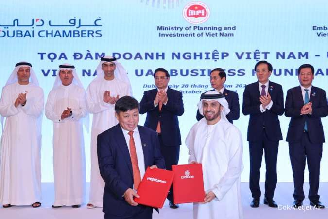 Vietjet&Emirates Bekerjasama Perluas Konektivitas,Pacu Peluang Bisnis di AsiaTenggara