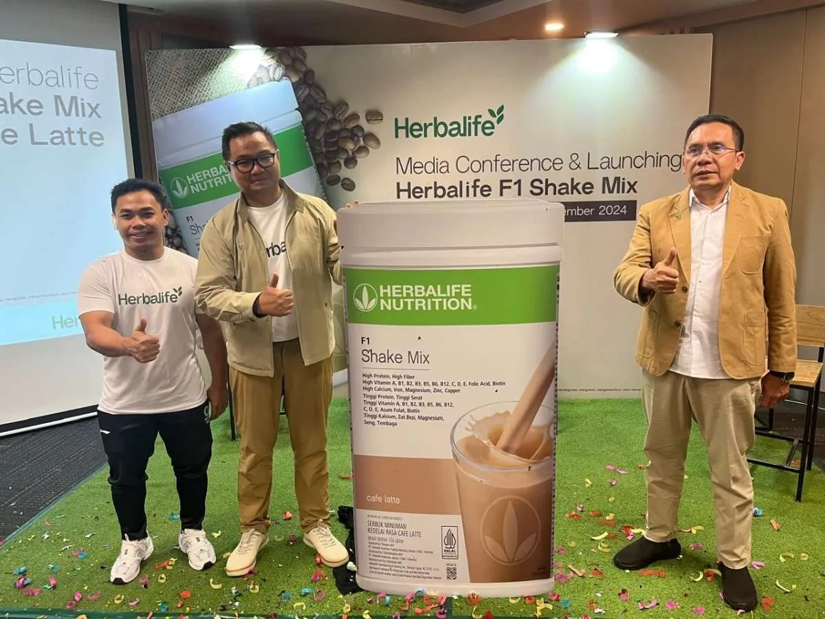 Herbalife Meluncurkan Varian Rasa Baru F1 Shake Mix Cafe Latte