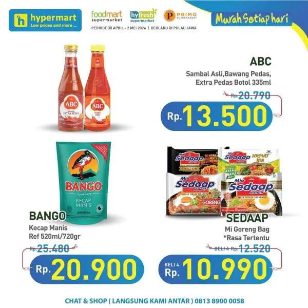 Promo Hypermart Hyper Diskon Weekday Periode 30 April-2 Mei 2024