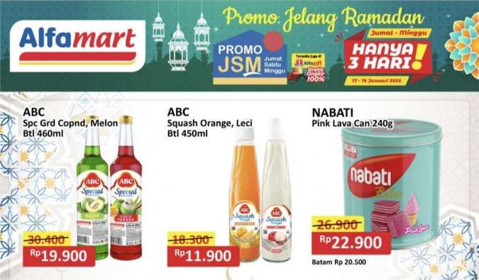 Katalog Promo JSM Alfamart Hanya 3 Hari Periode 17-19 Januari 2025