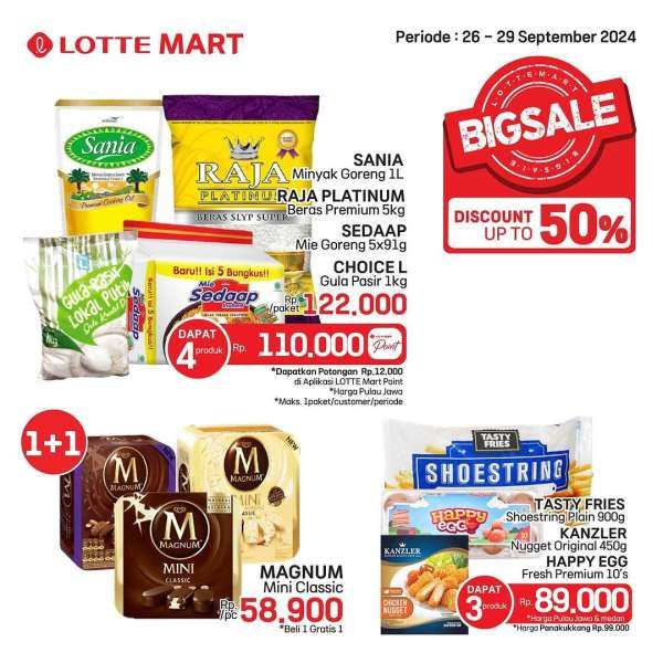 Promo Lotte Mart Weekend 26-29 September 2024