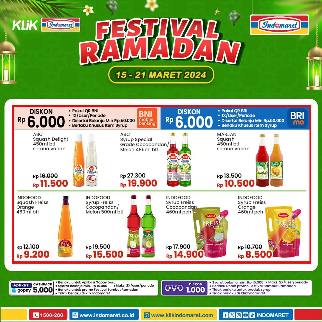 Promo Indomaret Festival Ramadan Periode 15-21 Maret 2024