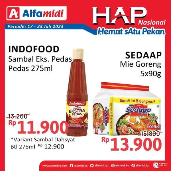 Promo Alfamidi Hemat Satu Pekan Periode 17-23 Juli 2023