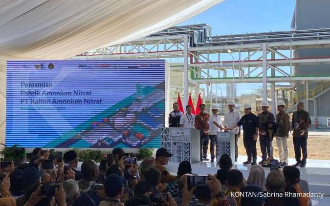 Presiden Jokowi Resmikan Pabrik Amonium Nitrat Senilai Rp 1,2 Triliun di Bontang