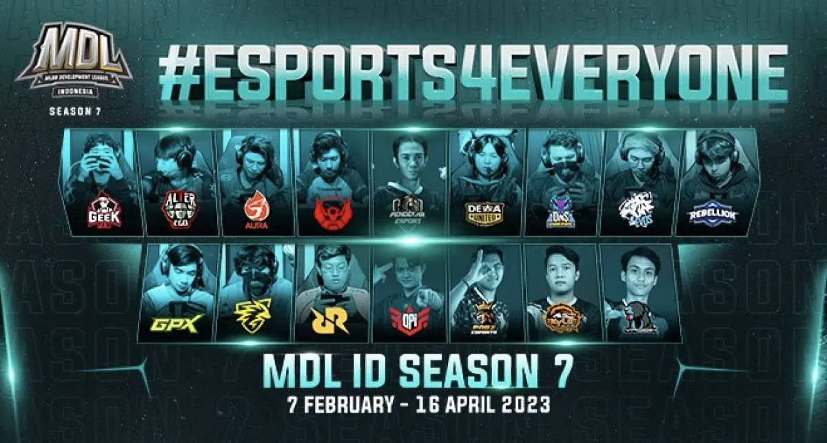 Jadwal Lengkap MDL ID S7 Regular Season Week 1 atau Minggu 1 dan Link Streaming Resmi