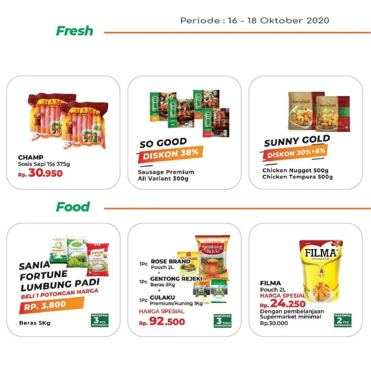 Promo JSM Yogya Supermarket 16-18 Oktober 2020, hari terakhir!